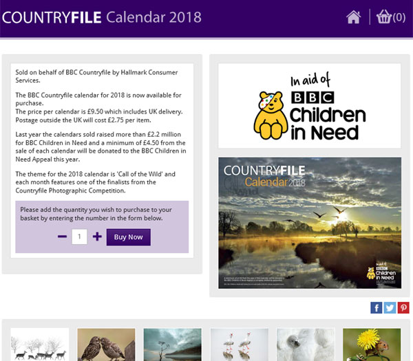 BBC Country File Calendar